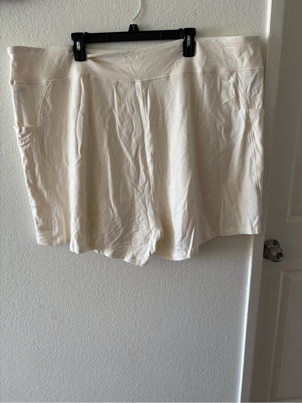 Old Navy Cream High-Waist Casual Shorts